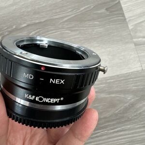 K & F Concept Lens Adapter for MD to NEX new open box